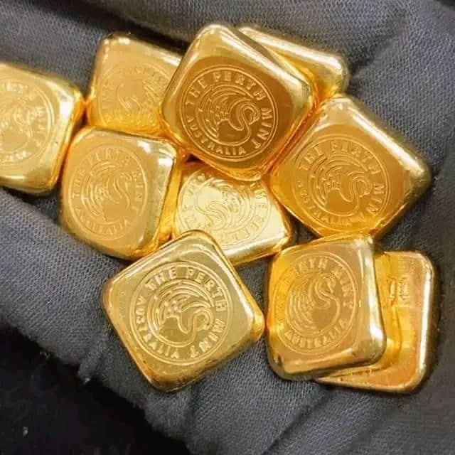 Pépites et lingots d'or